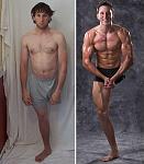 1 Legged Bodybuilding Transformation.